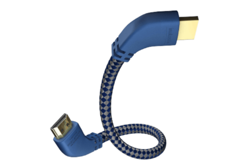 Inakustik Premium High Speed HDMI Cable with Ethernet | Angled | HDMI 2.0b*