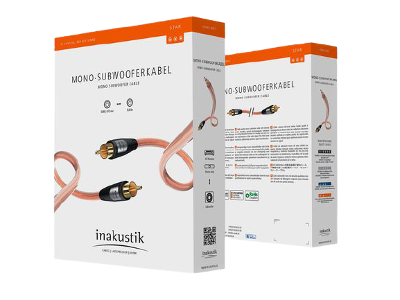 Star Mono Subwoofer Cable2 Inakustik Star Mono-Subwoofer Cable